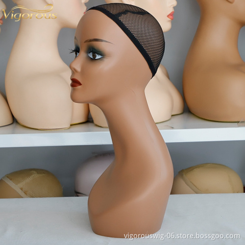 Vigorous Wholesale Price Natural Most Realistic For Wig Display Popular Female Mannequin Head